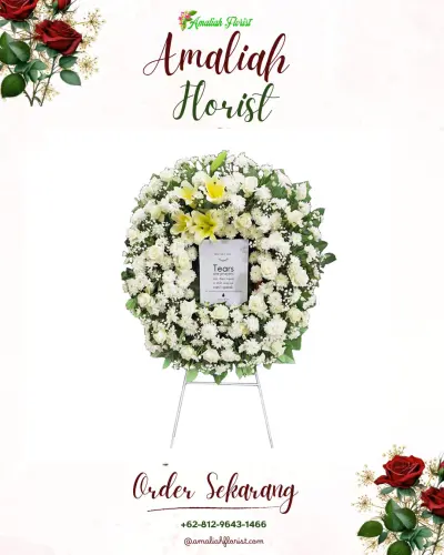 Krans Bunga Duka Cita di Ujunggebang