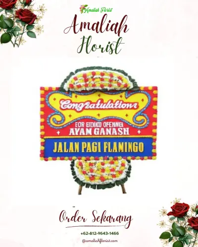 Bunga Papan Congratulation di Ujunggebang